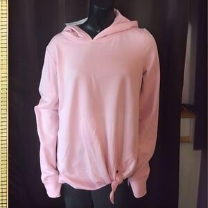 Zelos pink hoodie, nwt, size L